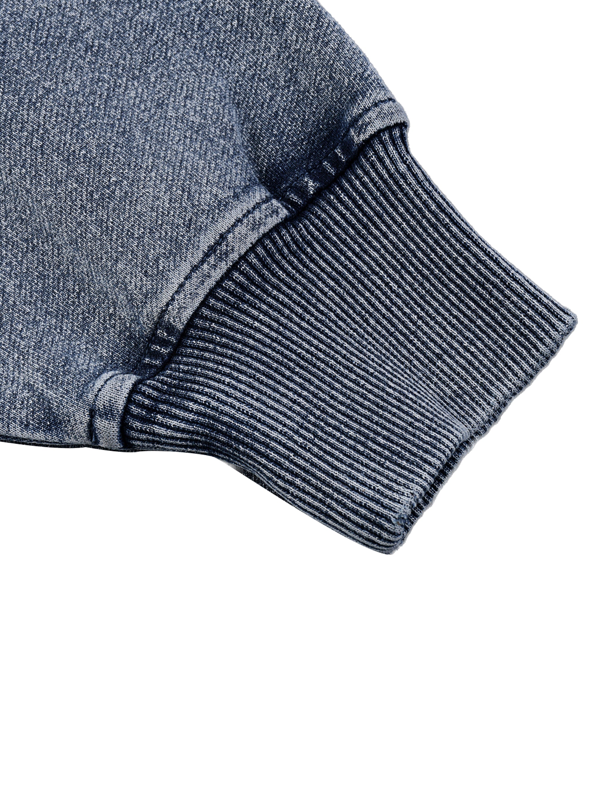 Mooda Snow Wash Oversized Crewneck Sweatshirt