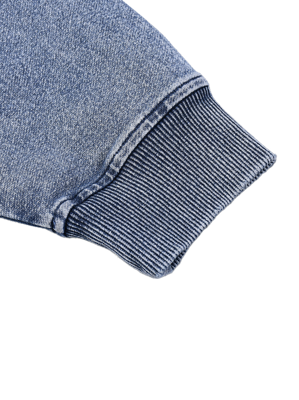 Mooda Snow Wash Oversized Zip-Up Hoodie